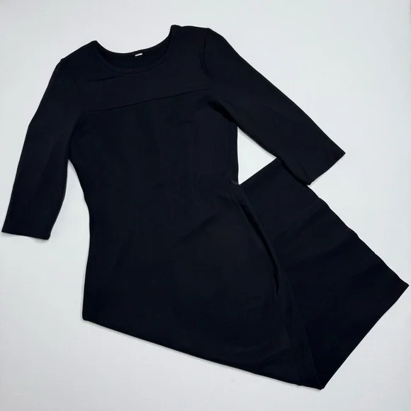 LULULEMON Out of This World Four Way Stretch Midi Half Sleeve Bodycon Dress - Picture 3 of 7